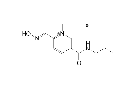 2-[(E)-(hydroxyimino)methyl]-1-methyl-5-[(propylamino)carbonyl]pyridinium iodide
