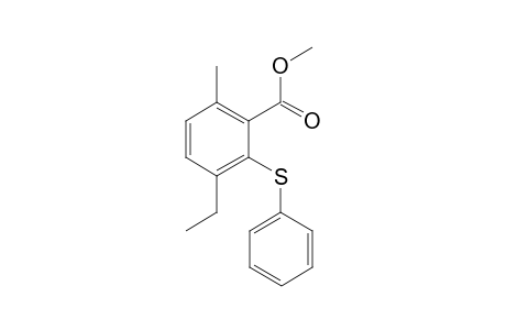 Methyl 3-ethyl-6-methyl-2-(phenylsulfanyl)benzoate