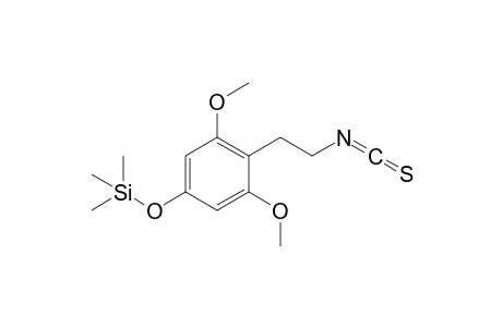 2,6-Dimethoxy-4-hydroxyphenethylisothiocyanate TMS