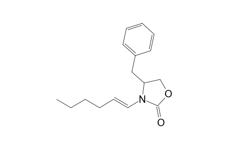 trans-4-Benzyl-3-hex-1-enyl-oxazolidin-2-one