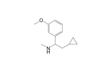 2-cyclopropyl-1-(3-methoxyphenyl)-N-methyl-ethanamine