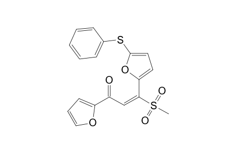 2-Furoyl-1-(methylsulfonyl)-1-[5'-(phenylthio)furyl]ethene