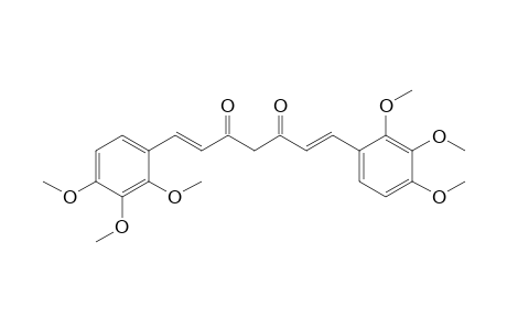 (1E,6E)-1,7-bis(2,3,4-trimethoxyphenyl)hepta-1,6-diene-3,5-dione