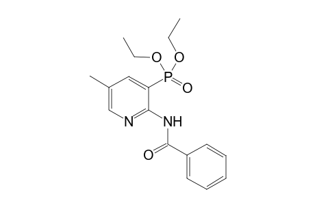 Diethyl[5'-methyl-2'-(benzoylamino)-pyridin-3'-yl]Phosphonate