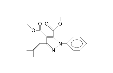 Dimethyl 3-(2-methyl-propenyl)-1-phenyl-pyrazole-4,5-dicarboxylate