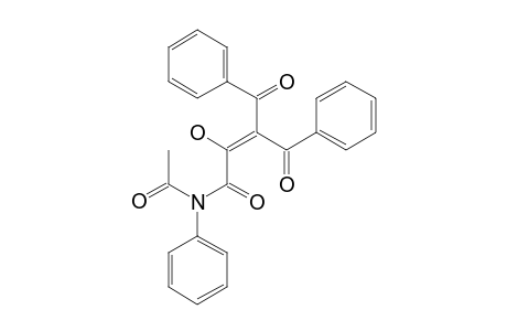 3,3-DIBENZOYL-2-OXOPROPANOIC-ACID-N-ACETYL-N-PHENYLAMIDE