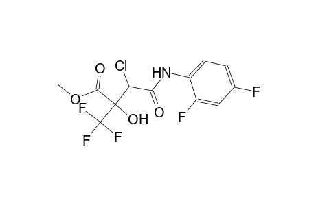 methyl 3-chloro-4-(2,4-difluoroanilino)-2-hydroxy-4-oxo-2-(trifluoromethyl)butanoate