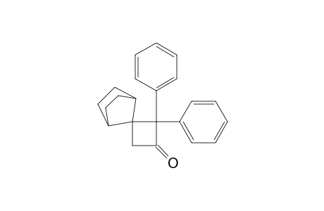 Spiro[bicyclo[2.2.1]heptane-7,1'-cyclobutan]-3'-one, 2',2'-diphenyl-