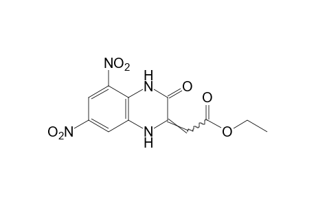 3,4-dihydro-5,7-dinitro-3-oxo-delta 2(1H),alpha-quinoxalineacetic acid, ethyl ester