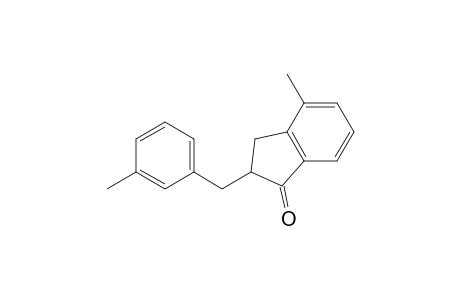 4-Methyl-2-(3-methylbenzyl)indan-1-one
