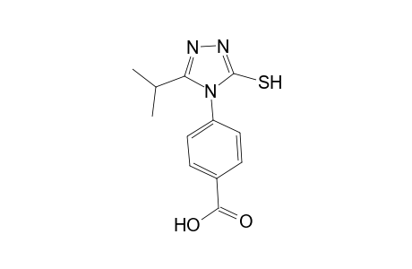 4-[3-(propan-2-yl)-5-sulfanyl-4H-1,2,4-triazol-4-yl]benzoic acid