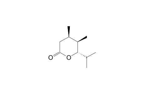 (4R,5S*,6R*)-4,5-Dimethyl-6-isopropyl-tetrahydropyran-2-one