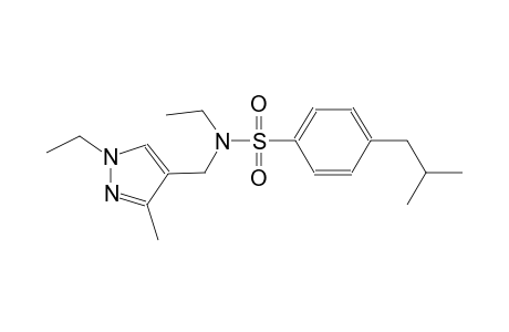 benzenesulfonamide, N-ethyl-N-[(1-ethyl-3-methyl-1H-pyrazol-4-yl)methyl]-4-(2-methylpropyl)-