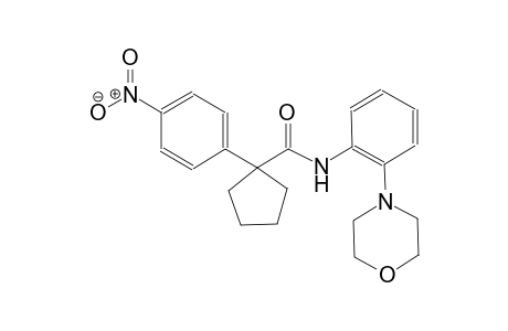 cyclopentanecarboxamide, N-[2-(4-morpholinyl)phenyl]-1-(4-nitrophenyl)-