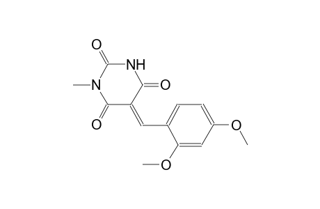 2,4,6(1H,3H,5H)-pyrimidinetrione, 5-[(2,4-dimethoxyphenyl)methylene]-1-methyl-, (5E)-