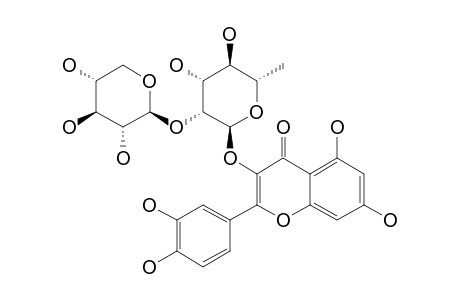 QUERCETIN-3-(2''-XYLOPYRANOSYL)-RHAMNOPYRANOSIDE