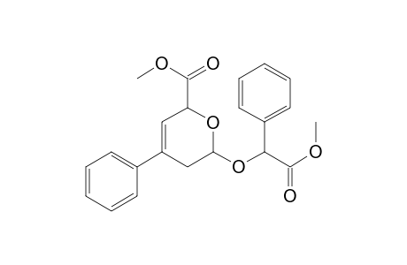 (+-)-Methyl 2-[.alpha.-(methoxycarbonyl)benzyloxy]-4-phenyldihydropyrane-6-carboxylate