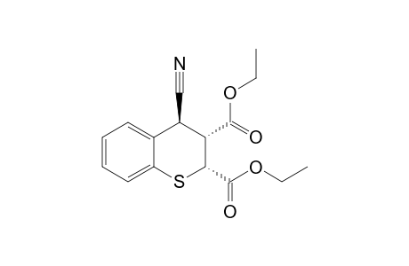 2H-1-Benzothiopyran-2,3-dicarboxylic acid, 4-cyano-3,4-dihydro-, diethyl ester, (2.alpha.,3.alpha.,4.beta.)-