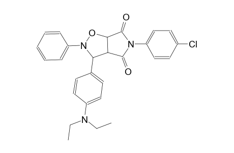 5-(4-chlorophenyl)-3-[4-(diethylamino)phenyl]-2-phenyldihydro-2H-pyrrolo[3,4-d]isoxazole-4,6(3H,5H)-dione