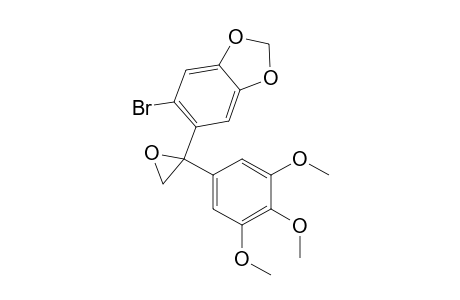 5-[1-(3,4,5-trimethoxyphenyl)-1,2-epoxyethyl]-6-bromobenzo-1,3-dioxole