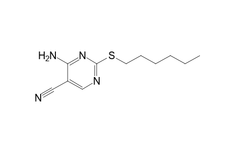 4-Amino-2-(hexylthio)pyrimidine-5-carbonitrile