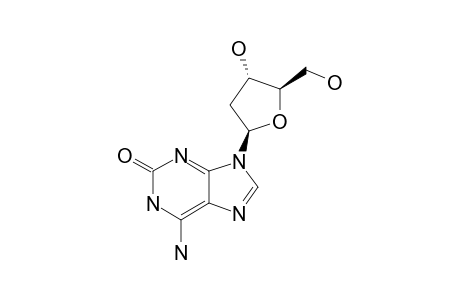 2'-DEOXYISOGUANOSINE;6-AMINO-9-(2'-DEOXY-BETA-D-ERYTHRO-PENTOFURANOSYL)-1,9-DIHYDRO-2H-PURIN-2-ONE