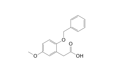 2-Benzyloxy-5-methoxyphenylacetic acid