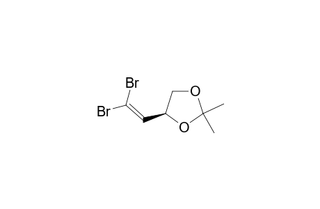 (4S)-4-(2,2-dibromoethenyl)-2,2-dimethyl-1,3-dioxolane