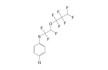 4-(1,1,2-TRIFLUORO-2-(3H-PERFLUOROPROPOXY)-ETHYLTHIO)-ANILINE