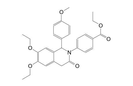 ethyl 4-(6,7-diethoxy-1-(4-methoxyphenyl)-3-oxo-3,4-dihydro-2(1H)-isoquinolinyl)benzoate