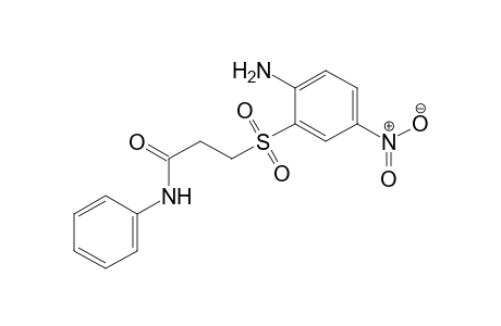 Propanamide, 3-[(2-amino-5-nitrophenyl)sulfonyl]-N-phenyl-