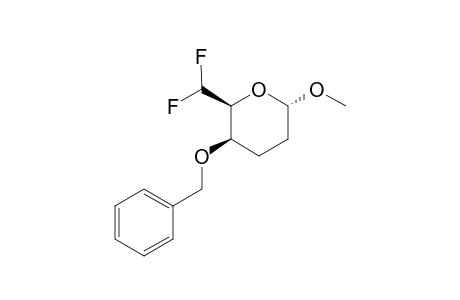 Racemic .alpha.-Methyl 5-O-Benzyl-6,6-difluororhodinoside