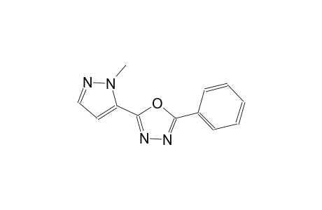 2-(1-methyl-1H-pyrazol-5-yl)-5-phenyl-1,3,4-oxadiazole