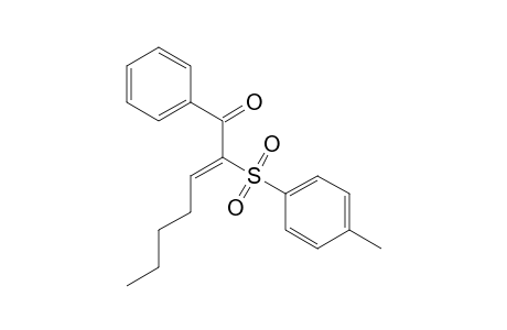 (Z)-1-Benzoyl-1-(p-tolylsulfonyl)-1-hexene