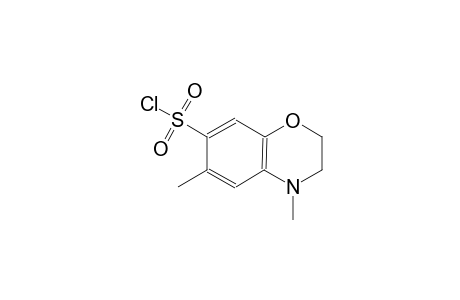 2H-1,4-benzoxazine-7-sulfonyl chloride, 3,4-dihydro-4,6-dimethyl-