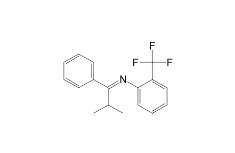 (E)-N-(2-Methyl-1-phenylpropylidene)-2-(trifluoromethyl)aniline