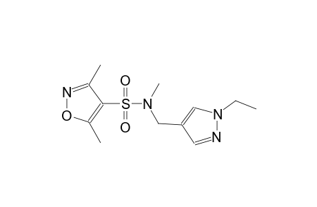 4-isoxazolesulfonamide, N-[(1-ethyl-1H-pyrazol-4-yl)methyl]-N,3,5-trimethyl-