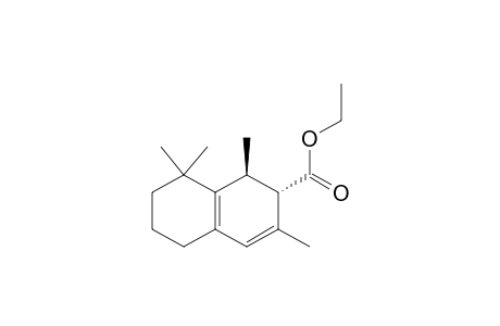 2-Naphthalenecarboxylic acid, 1,2,5,6,7,8-hexahydro-1,3,8,8-tetramethyl-, ethyl ester, trans-(.+-.)-