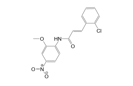 (2E)-3-(2-chlorophenyl)-N-(2-methoxy-4-nitrophenyl)-2-propenamide