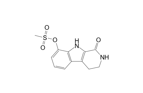 8-(Methanesulfonyloxy)-1-oxo-1,2,3,4-tetrahydropyrido[3,4-b]indole