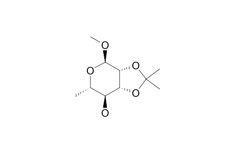 METHYL-6-DEOXY-2,3-O-ISOPROPYLIDENE-ALPHA-L-MANNOPYRANOSIDE