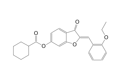 cyclohexanecarboxylic acid, (2Z)-2-[(2-ethoxyphenyl)methylene]-2,3-dihydro-3-oxobenzofuranyl ester