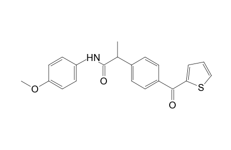 4-(2-thenoyl)-p-hydratropanisidide