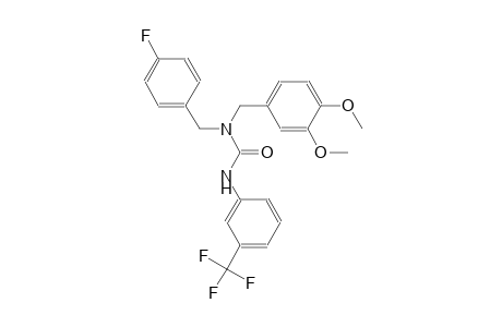 N-(3,4-dimethoxybenzyl)-N-(4-fluorobenzyl)-N'-[3-(trifluoromethyl)phenyl]urea