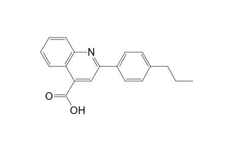 2-(4-propylphenyl)-4-quinolinecarboxylic acid