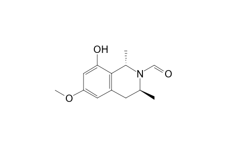 (1S,3S)-N-Formyl-8-hydroxy-6-methoxy-1,3-dimethyl-1,2,3,4-tetrahydroisoquinoline