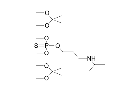 BIS(1,2-ISOPROPYLIDENGLYCERO-3)-3-(N-ISOPROPYLAMINO)PROPYLTHIONOPHOSPHATE
