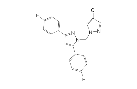1-[(4-chloro-1H-pyrazol-1-yl)methyl]-3,5-bis(4-fluorophenyl)-1H-pyrazole