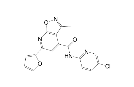 isoxazolo[5,4-b]pyridine-4-carboxamide, N-(5-chloro-2-pyridinyl)-6-(2-furanyl)-3-methyl-