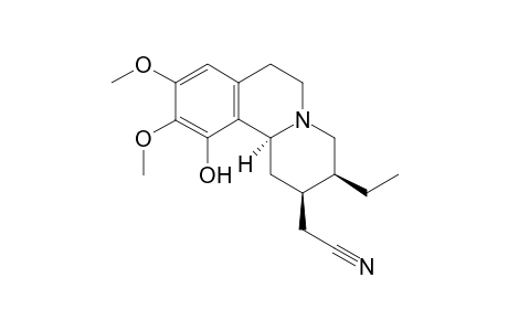 (3beta-ethyl-11-hydroxy-9,10-dimethoxy-1,3,4,6,7,11balpha-hexahydro-2H-benzo[a]quinolizin-2beta-yl)acetonitrile